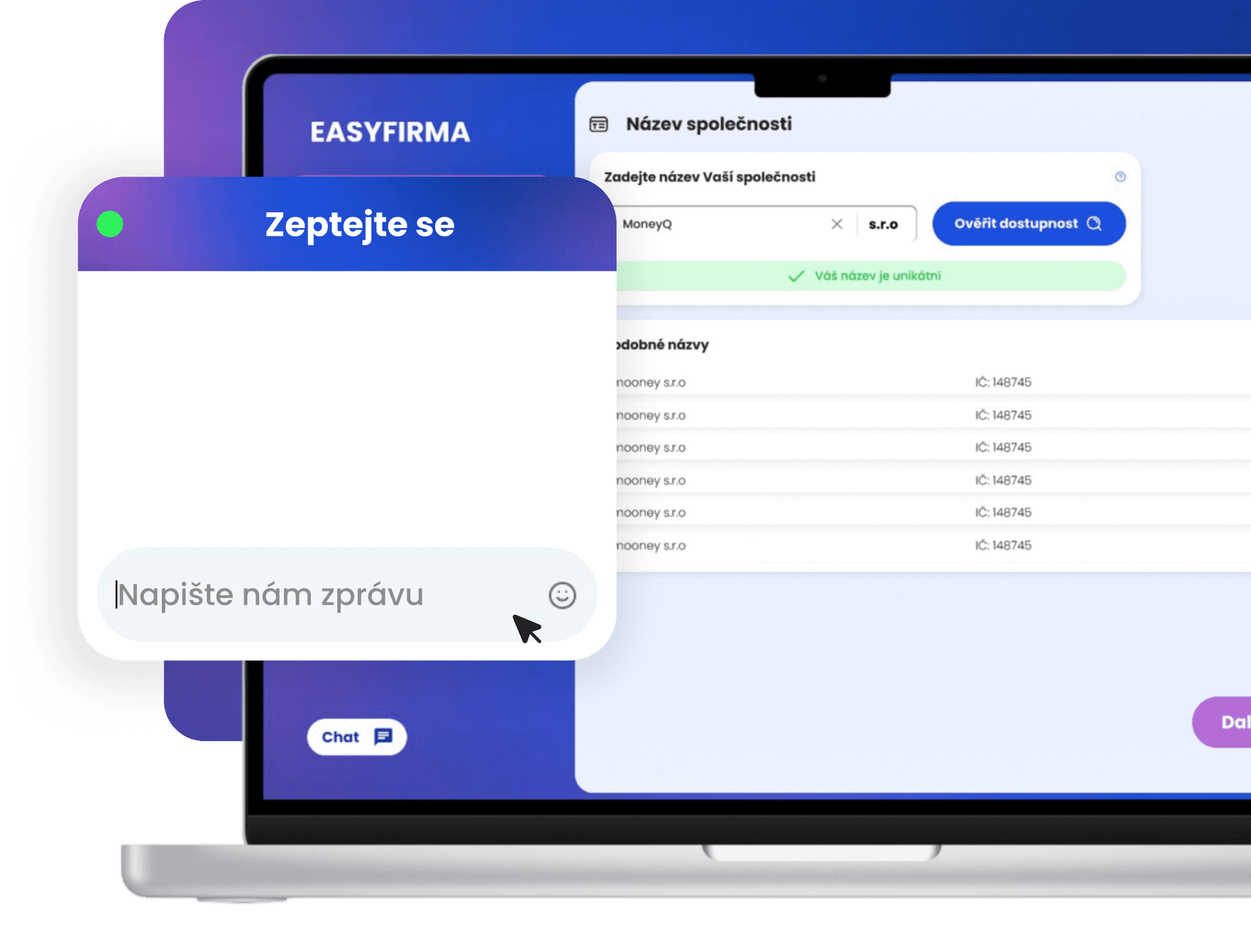 Jsme tu vždy pro Vás